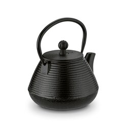 Imbryk do herbaty z podgrzewaczem żeliwnym Konighoffer Hanako Strip 1 l czarny
